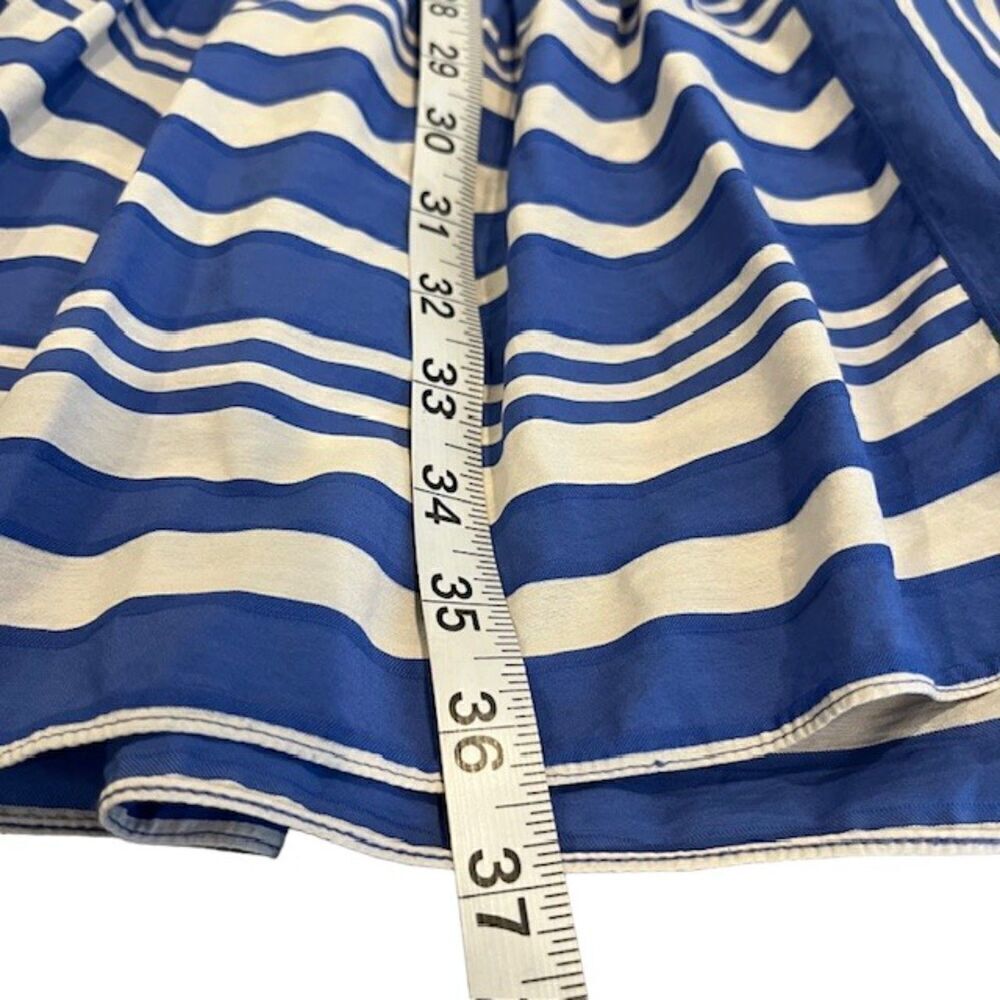 Chinti & Parker Striped Parasol Dress Oversized NO BELT Blue and White Size 6 - Picture 13 of 14